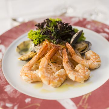 Italienisches Gourmetgericht im Restaurant Funggashof in Südtirol