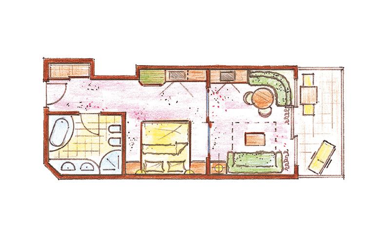 Hotel Funggashof in Naturns - Juniorsuite