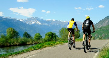 Rennradfahren durch die einmalige Natur- und Berglandschaft Südtirols